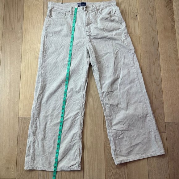 GAP Cream Wide Leg Pants - Picture 4 of 5